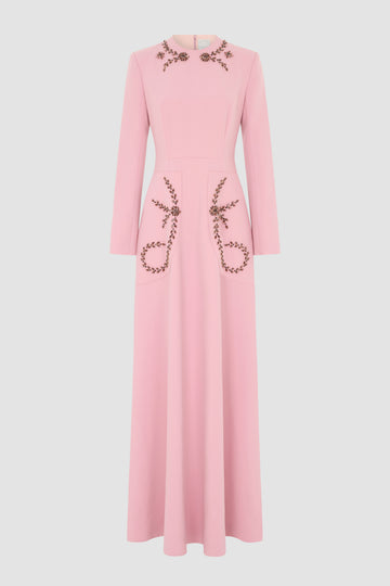 EDDIE GOWN PINK SABLE