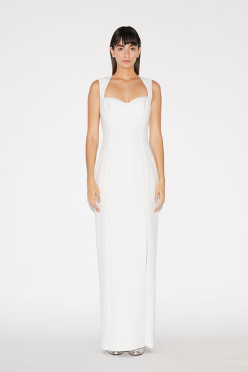 IZMARA DRESS CREPE WHITE