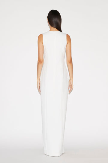 IZMARA DRESS CREPE WHITE