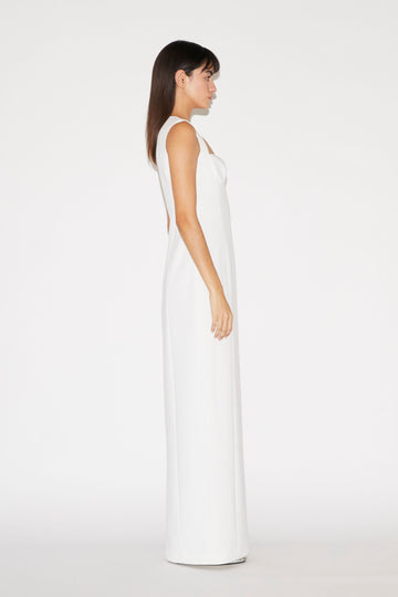 IZMARA DRESS CREPE WHITE