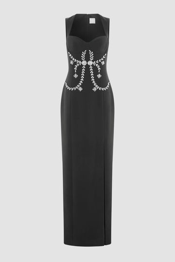 IZMARA DRESS BLACK CREPE
