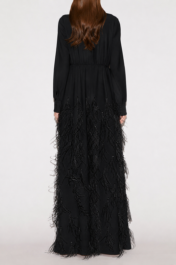 LIBBY GOWN BLACK SABLE