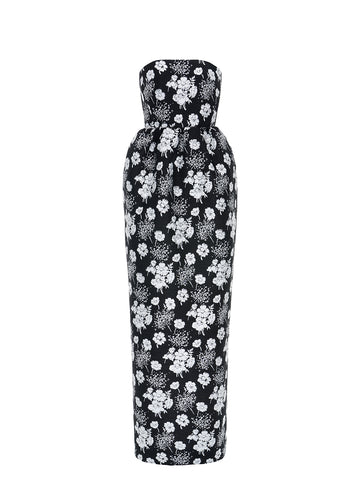 ALMA GOWN BLACK/WHITE *PRE-ORDER*