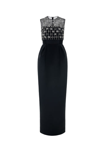 JULIA DRESS BLACK DOUCHESSE *PRE-ORDER*