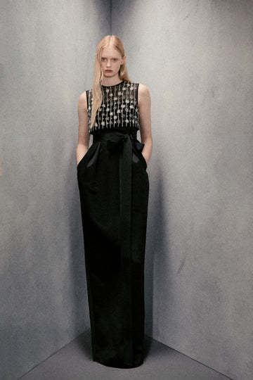 JULIA DRESS BLACK DOUCHESSE *PRE-ORDER*
