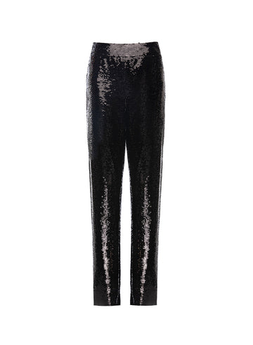 NORMAN TROUSERS BLACK SEQUINS
