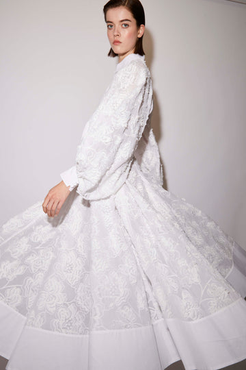 FERNANDA SHIRT WHITE EMBROIDERED COTTON