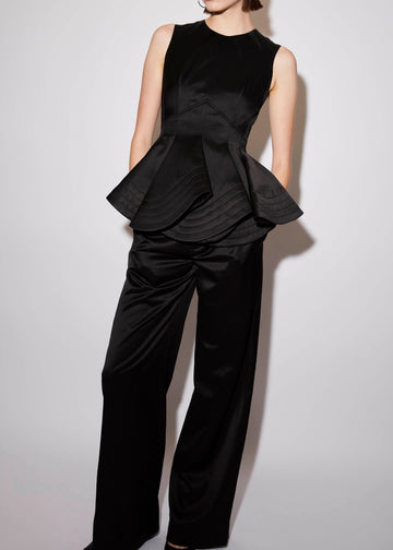 MARIUS TROUSERS BACK SATIN