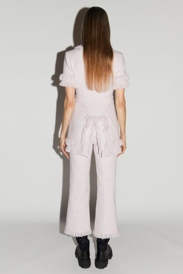 BEVERLY TROUSERS LAVENDER TWEED