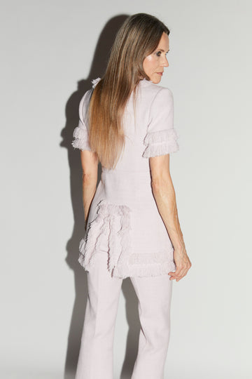 BEVERLY TROUSERS LAVENDER TWEED