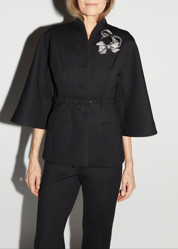 THEO BLAZER BLACK SCUBA