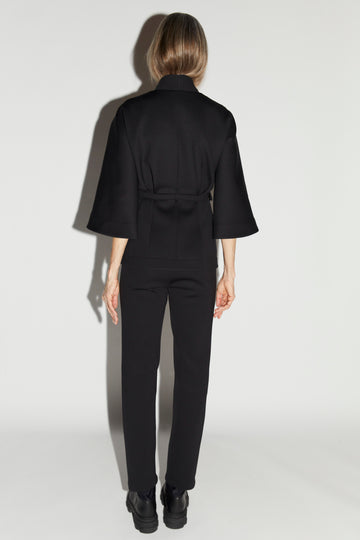 WELLS TROUSERS BLACK SCUBA