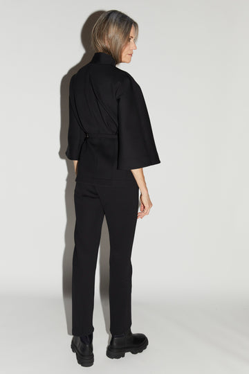 WELLS TROUSERS BLACK SCUBA