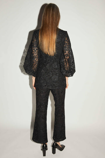 JUN TROUSERS BLACK LACE