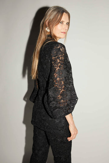 JUN TROUSERS BLACK LACE