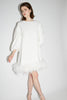 POPPY DRESS WHITE CREPE