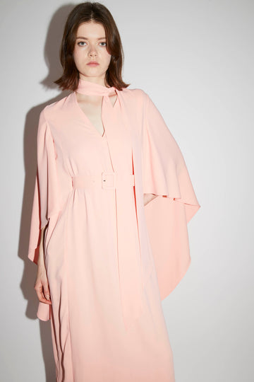 SALINA KAFTAN PINK CREPE JERSEY