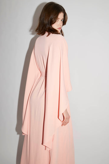 SALINA KAFTAN PINK CREPE JERSEY