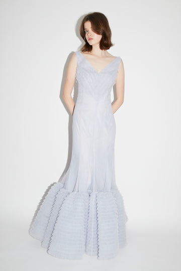 VIVIANA GOWN HALOGEN BLUE TULLE