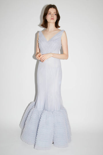 VIVIANA GOWN HALOGEN BLUE TULLE