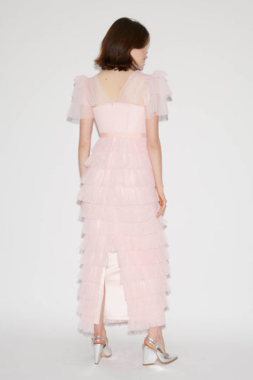 GIULIANA DRESS PINK TULLE