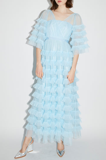 MARYBELL GOWN BLUE TULLE