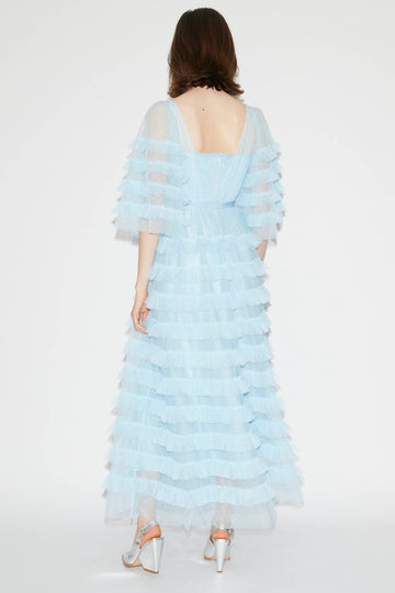 MARYBELL GOWN BLUE TULLE