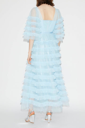 MARYBELL GOWN BLUE TULLE