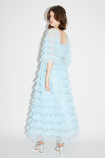 MARYBELL GOWN BLUE TULLE