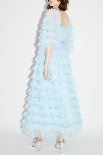 MARYBELL GOWN BLUE TULLE