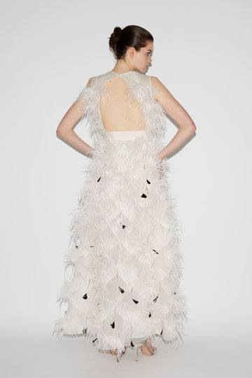 MYSTIQUE GOWN PINK ORGANZA