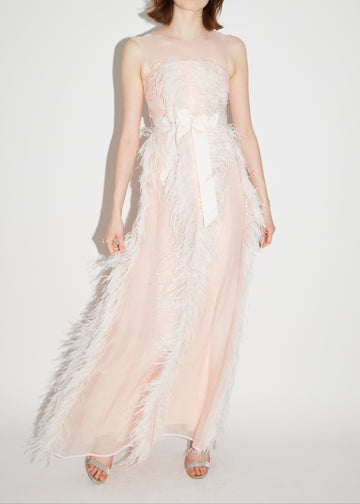 BEAU GOWN PINK ORGANZA