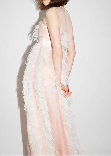 BEAU GOWN PINK ORGANZA