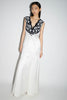 YVONNE GOWN WHITE EMBELLISHED LACE AND SATIN