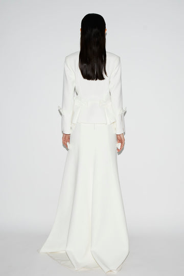 SABINA SKIRT PURE WHITE CREPE