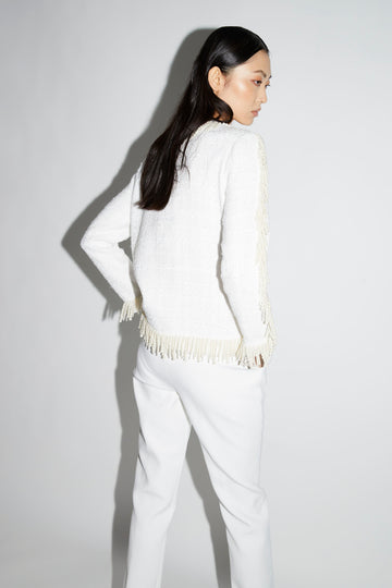CECILE JACKET WHITE TWEED