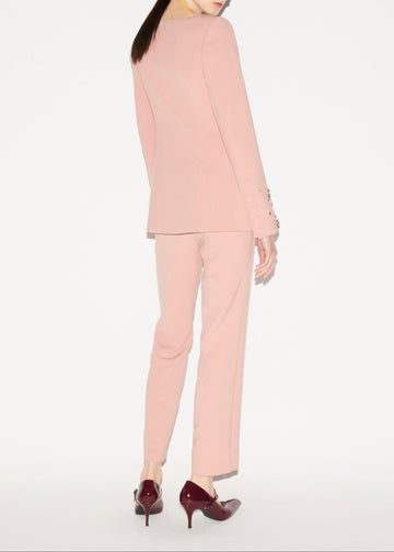 JUSTINE JACKET ANTIQUE ROSE EMBELLISHED CREPE