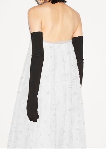 VIVIA GOWN WHITE EMBROIERED TULLE