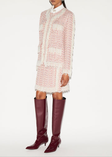 AUBREY SKIRT PINK TWEED