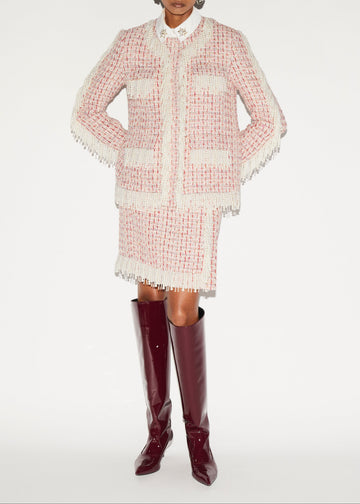 AUBREY SKIRT PINK TWEED