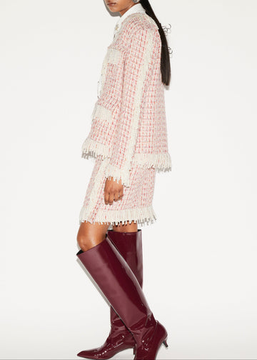 AUBREY SKIRT PINK TWEED