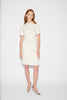 NADINE DRESS WHITE KNIT BOUCLE'