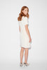 NADINE DRESS WHITE KNIT BOUCLE'