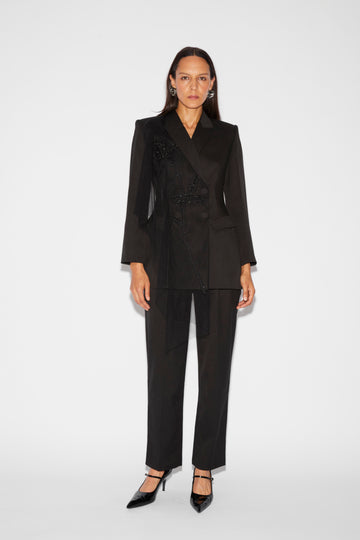 ATLAS JACKET BLACK EMBELLISHED TAILORING