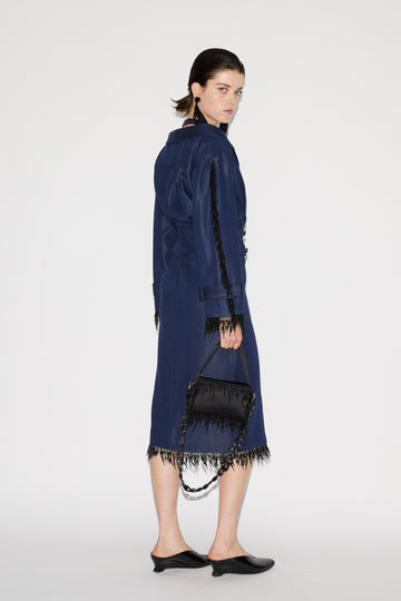 AMBROSE JACKET BLUE EMBROIDERED DENIM