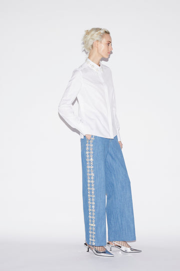 DAKOTA TROUSERS EMBELLISHED DENIM