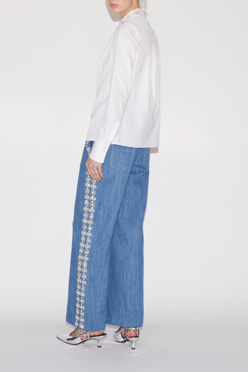 DAKOTA TROUSERS EMBELLISHED DENIM