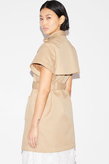 MARLON TRENCH COAT CAMEL COTTON GABARDINE
