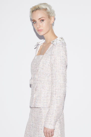 GOLDIE JACKET PINK TWEED