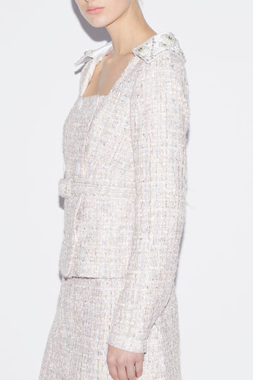 GOLDIE JACKET PINK TWEED